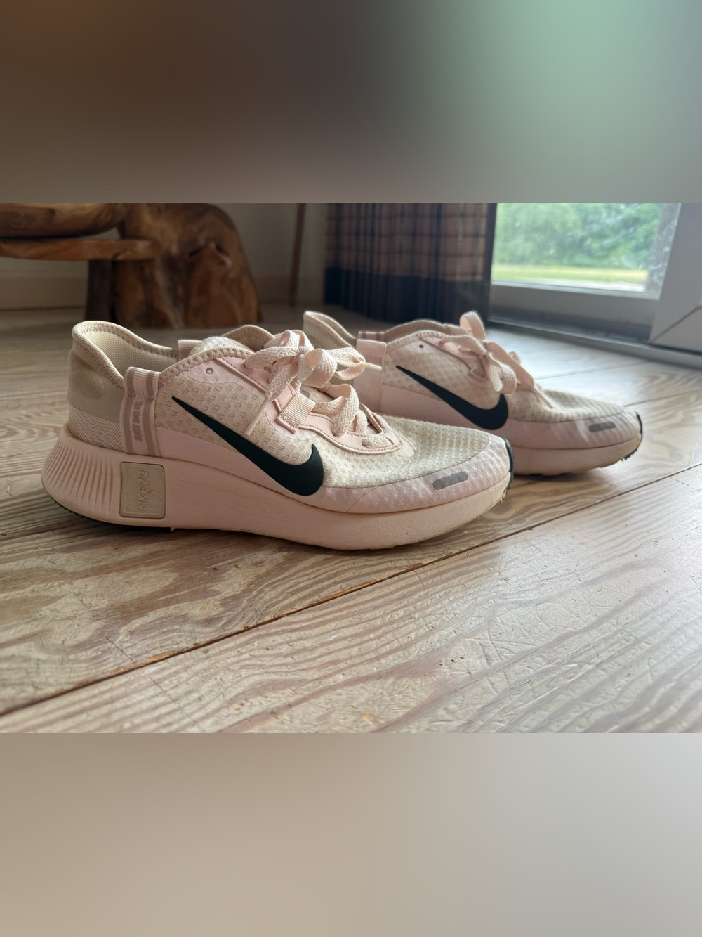 Nike pink running shoes size 8.5